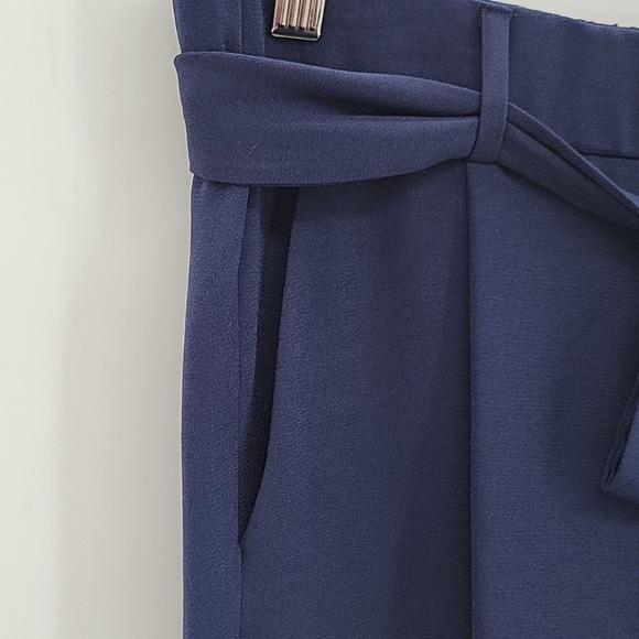 🆕Halogen Navy Blue Flowing Crop Pant - Picture 6 of 13